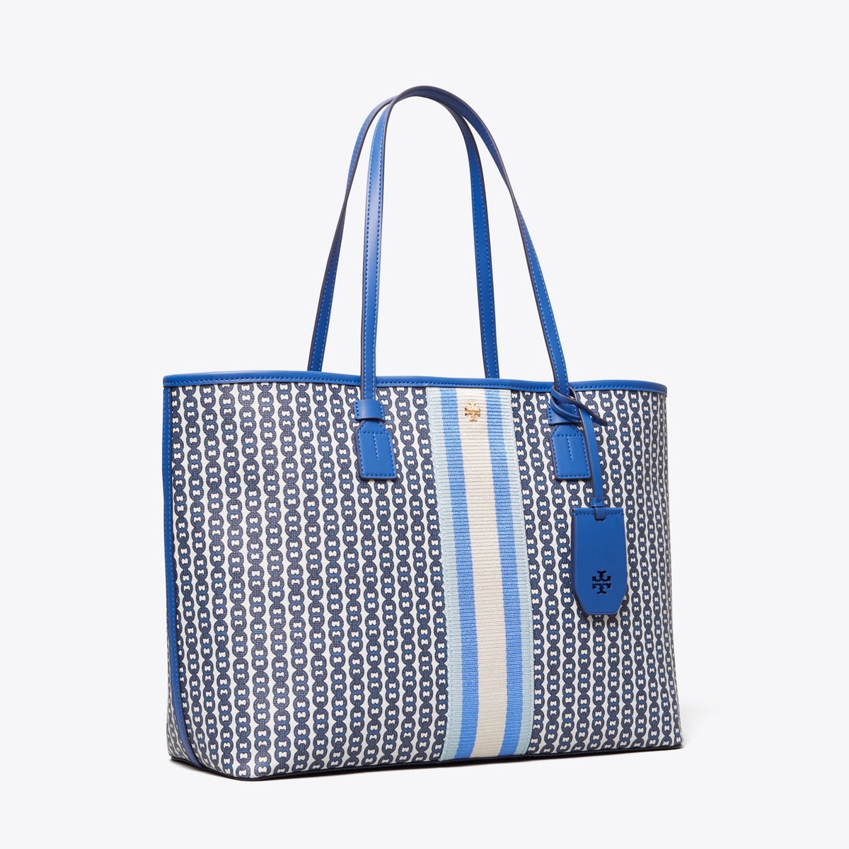 gemini link coated canvas tote tory burch