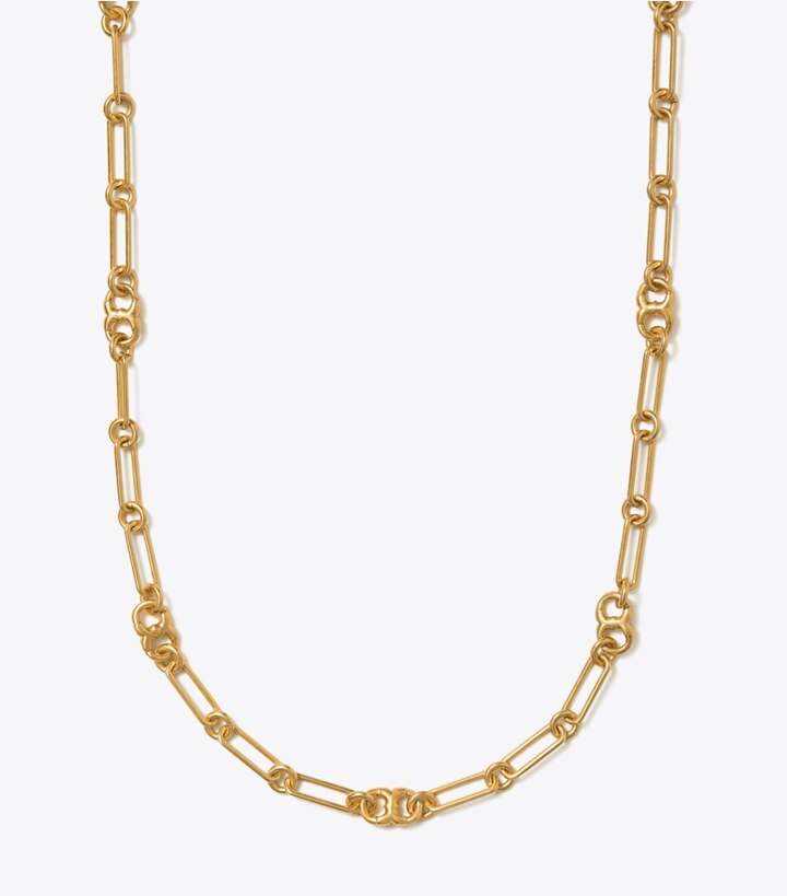tory burch gemini link necklace
