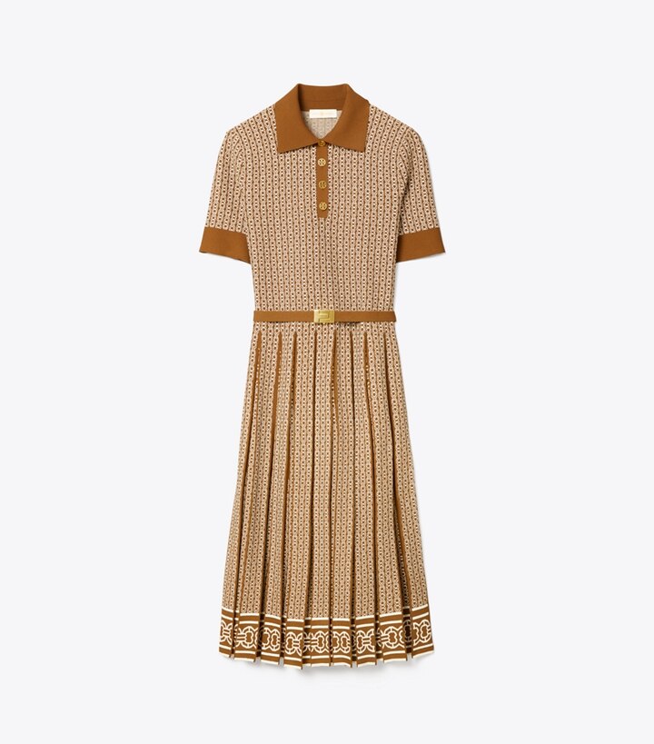 tory burch gemini link jacquard dress