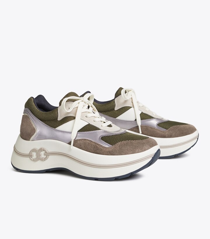 tory burch gemini link platform sneakers