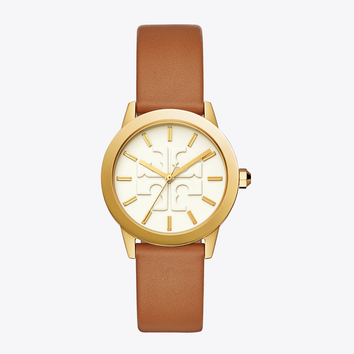 Gigi Watch, Brown Leather/Gold Tone, 36 X 42 MM: Women's Watches ...