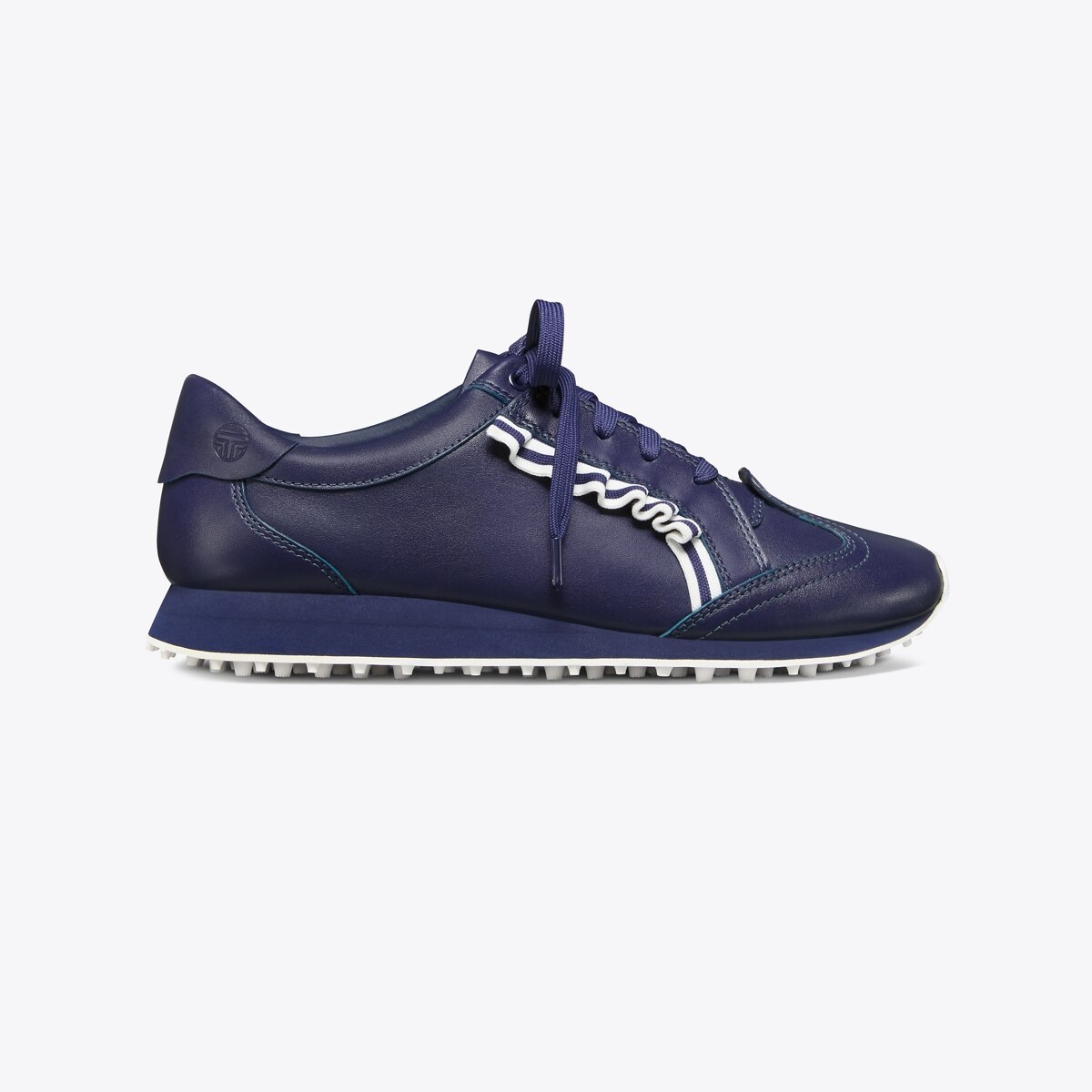 tory burch golf ruffle trainers