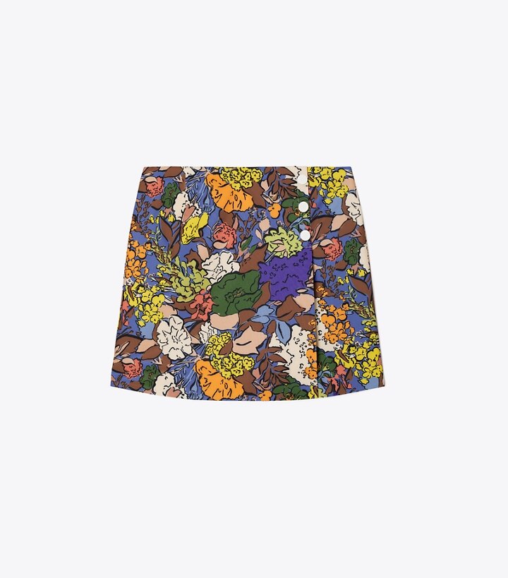 Gonna da golf stampata in materiale tecnico: Donna Abbigliamento |  Pantaloni | Tory Burch IT
