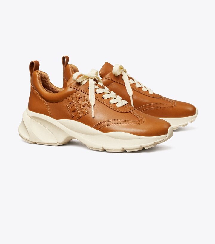 tan trainer shoes