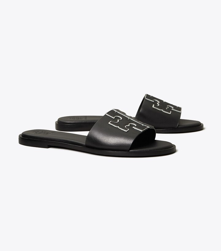 tory burch sandals silver