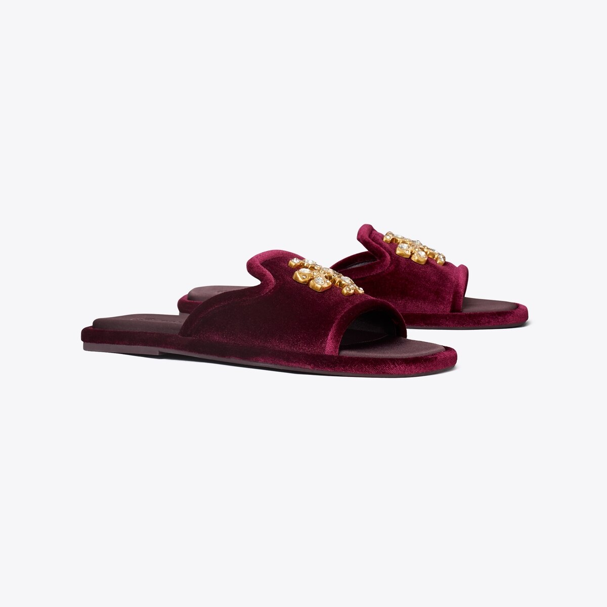 tory burch embellished slides