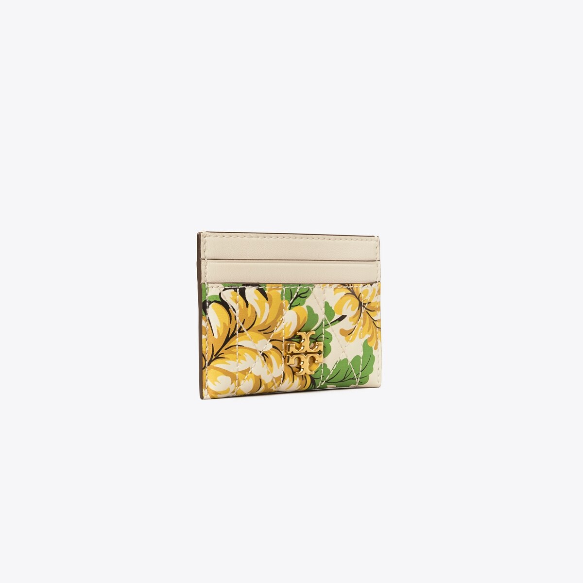 Kira Chevron Floral Card Case: Women's Designer Card Cases | Tory 