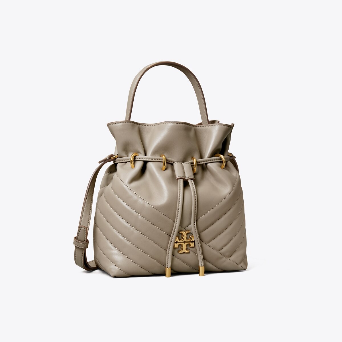 kira chevron mini bucket bag