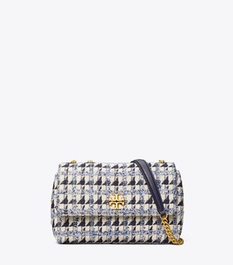 kira chevron embellished logo mini bag