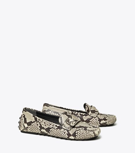 kira embossed stretch loafer