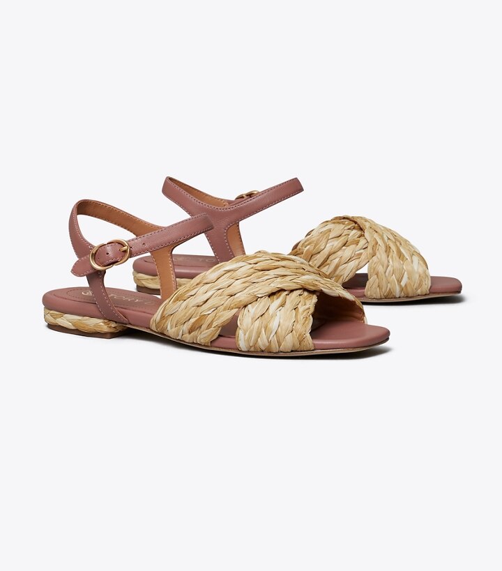 tory burch coral sandals