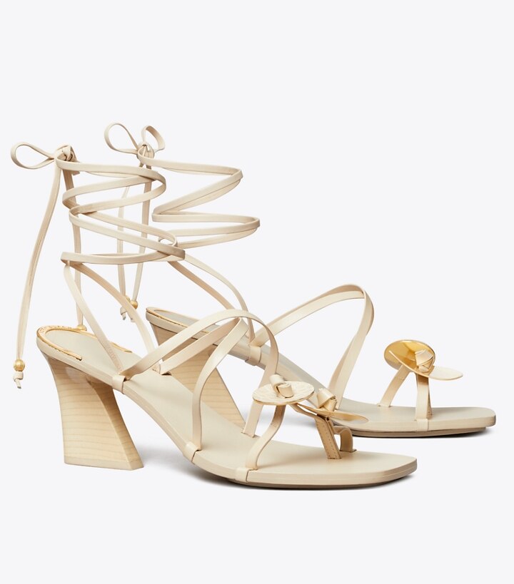 Knotted Heeled Sandal : Women's 