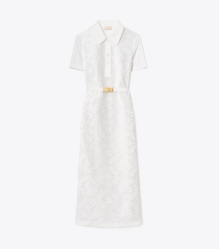 tory burch white dress