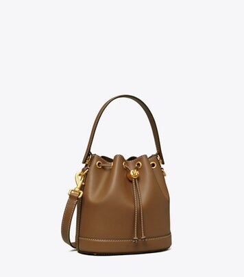 McGraw Smooth Drawstring Bucket Bag: Women's Designer Crossbody Bags ...