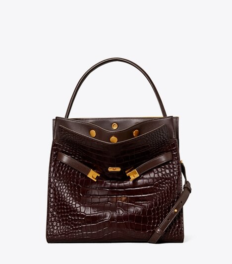 brown leather designer bag