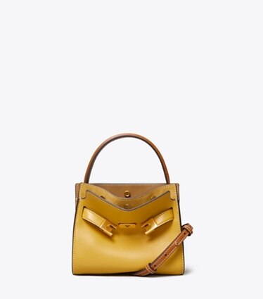 tory burch yellow crossbody bolsa