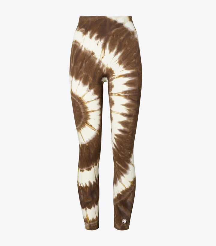 Leggings a 7/8 tie-dye a vita alta senza cuciture: Donna Abbigliamento |  Pantaloni | Tory Burch IT