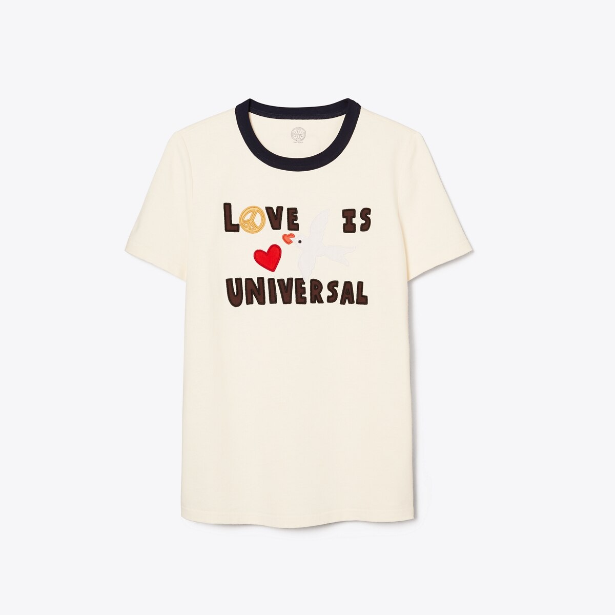 Love Is Universal T Shirt Women S Designer Tops Tory Burch