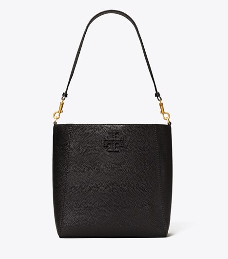 mcgraw embossed small bucket bag