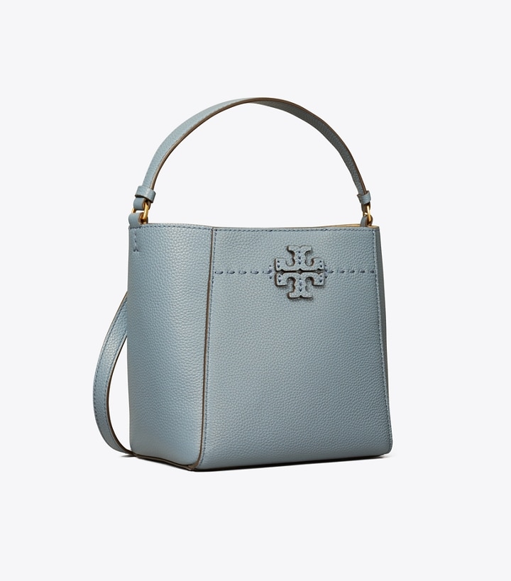 mcgraw embossed small bucket bag