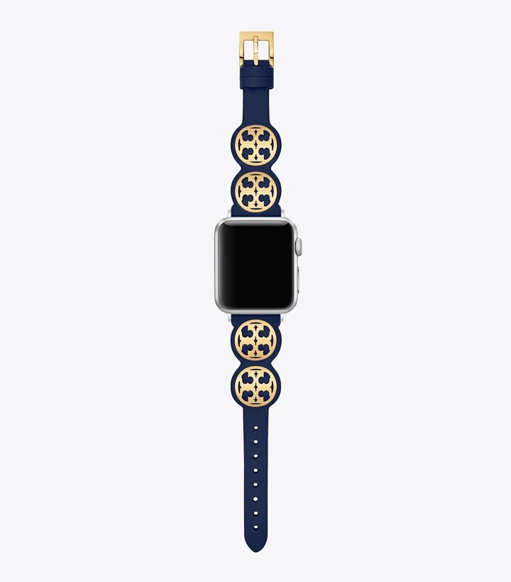 Miller Band for Apple Watch®, Navy Leather, 38 MM – 40 MM