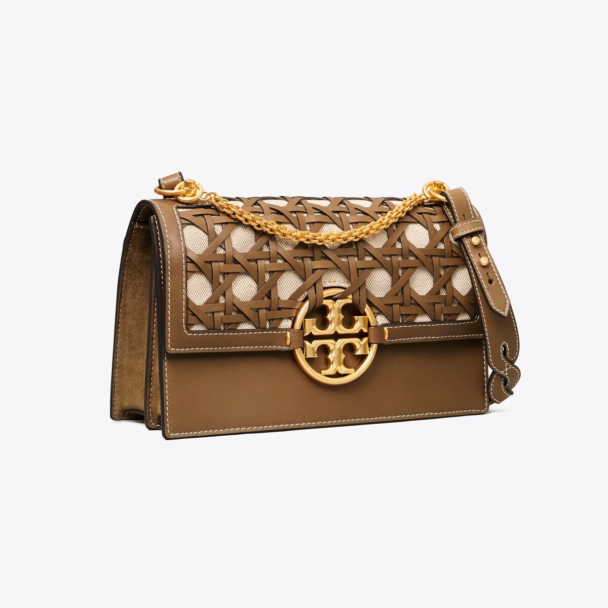 leather basket weave handbags