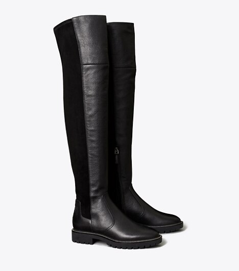 tory burch miller knee high boot