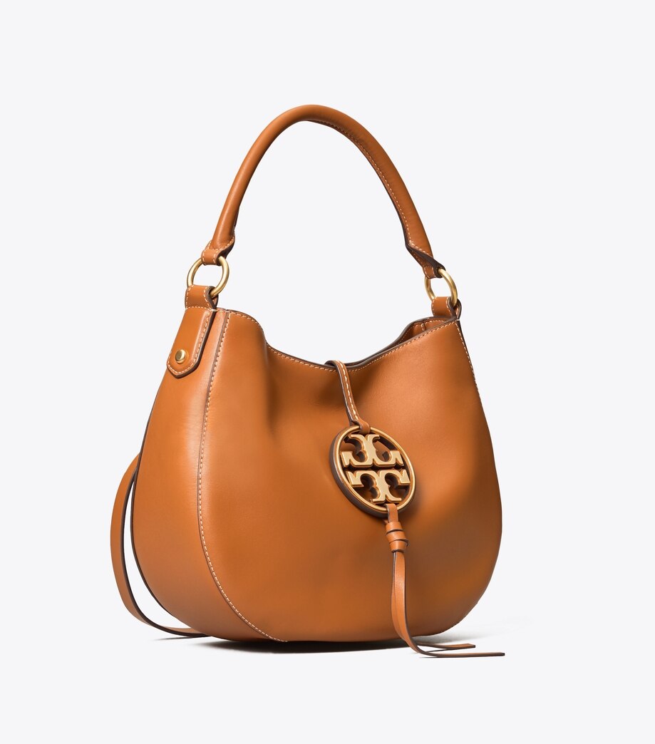 Tory Burch Miller Metal-Logo Mini Hobo