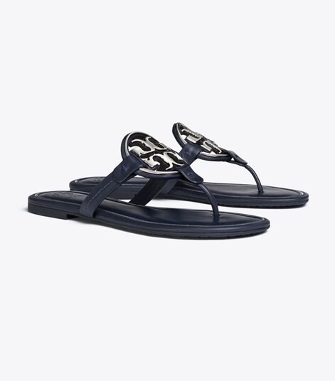 Miller Metal-Logo Sandal Leather