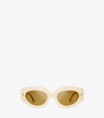 tory burch oversized square logo sunglasses