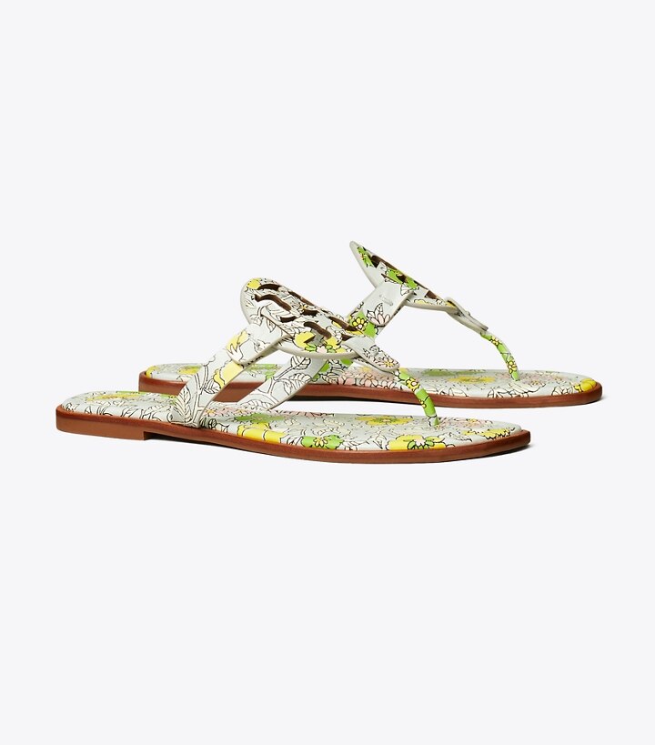 tory burch floral sandals