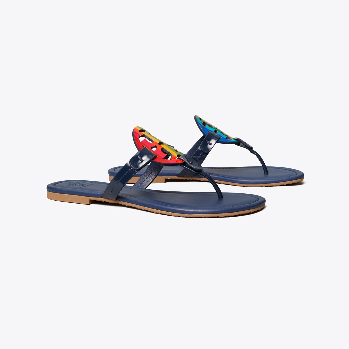 tory burch rainbow miller sandals