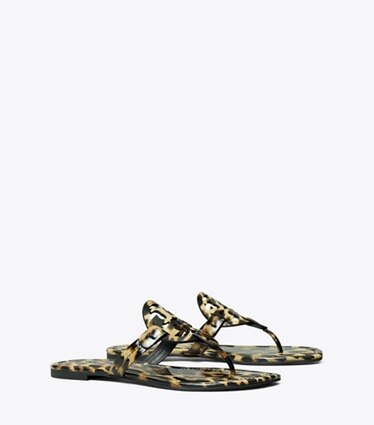 cheetah print miller sandals