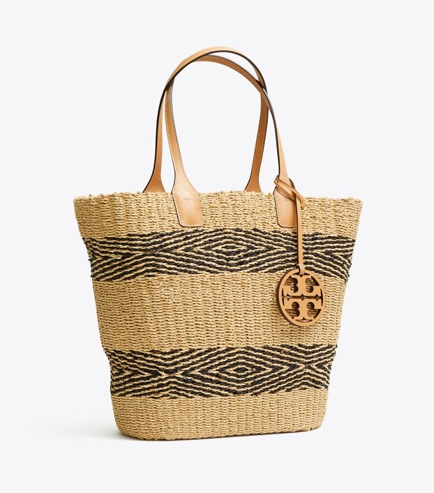 tory burch straw tote