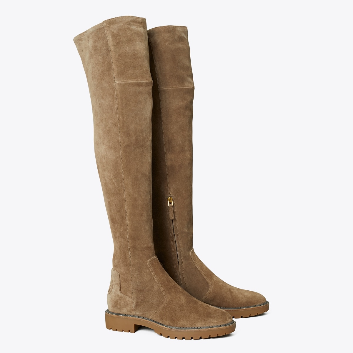 tory burch boots suede