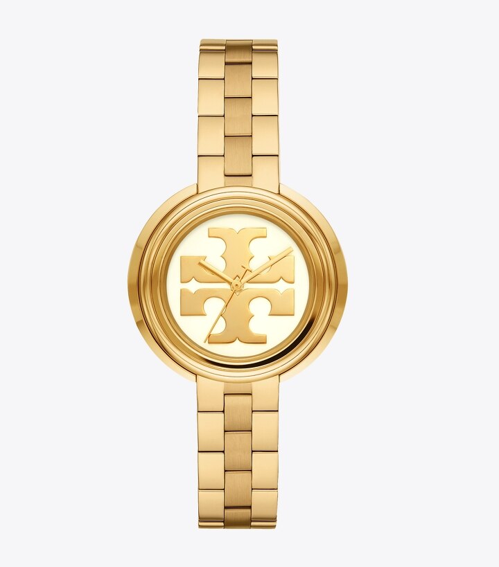 Miller Watch, Gold-Tone/Ivory, 36 MM: Women's Designer Strap Watches ...
