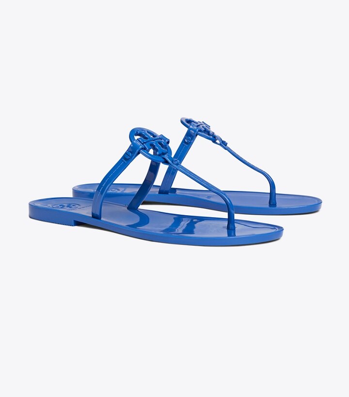 tory burch jelly sandals clear