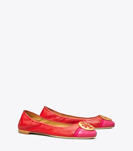 minnie cap toe ballet flat
