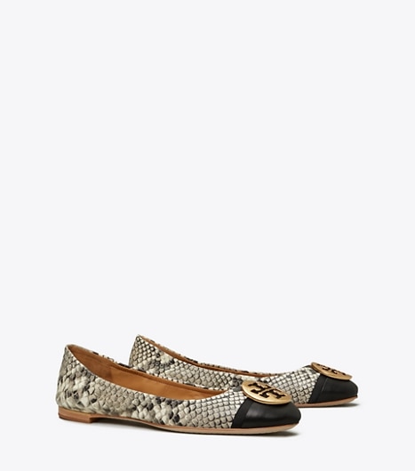 tory burch minnie cap toe flat