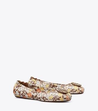 tory burch minnie printed travel ballet flat