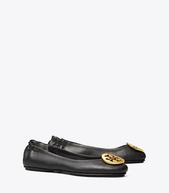 Tory Burch Quilted Minnie With Metal Logo Women S Shoes Tory Burch