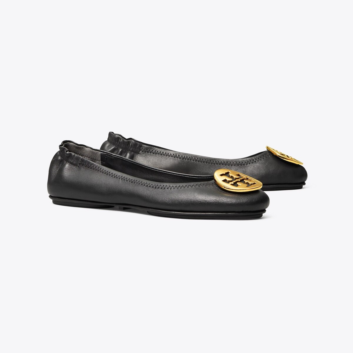 Tory Burch Minnie Travel Ballet Flat, Leather Women's Shoes