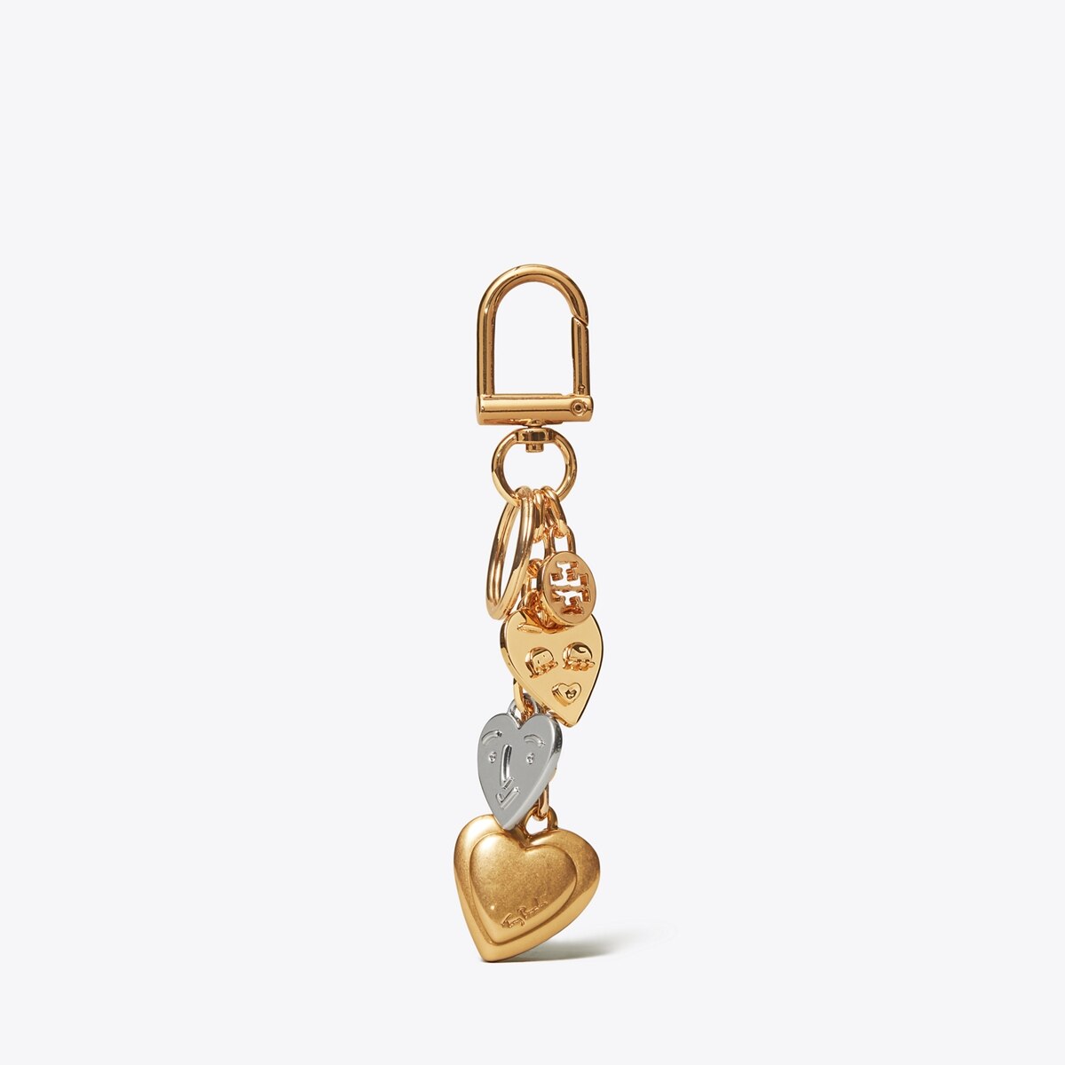tory burch heart keychain