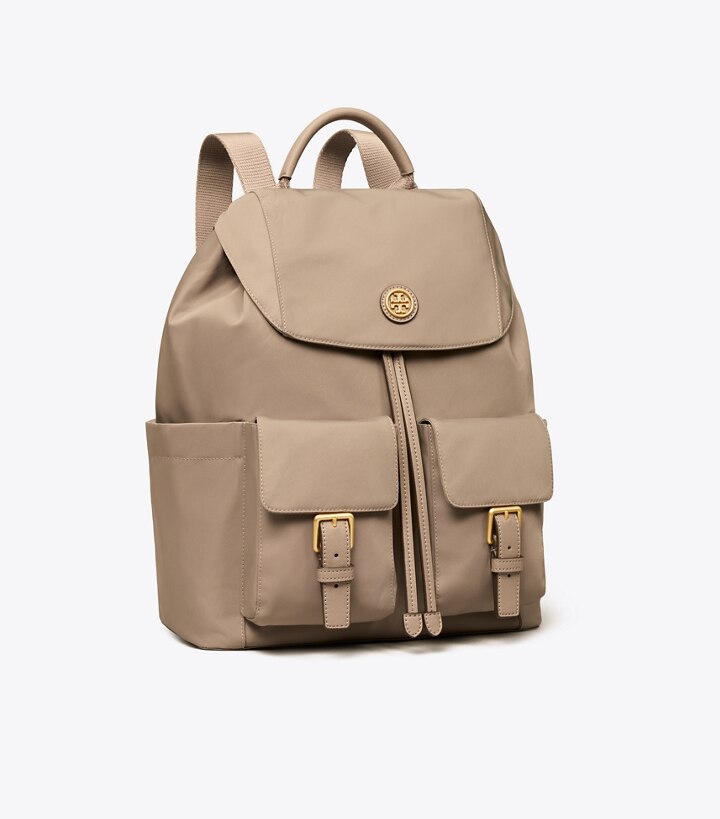 tory burch backpack brown