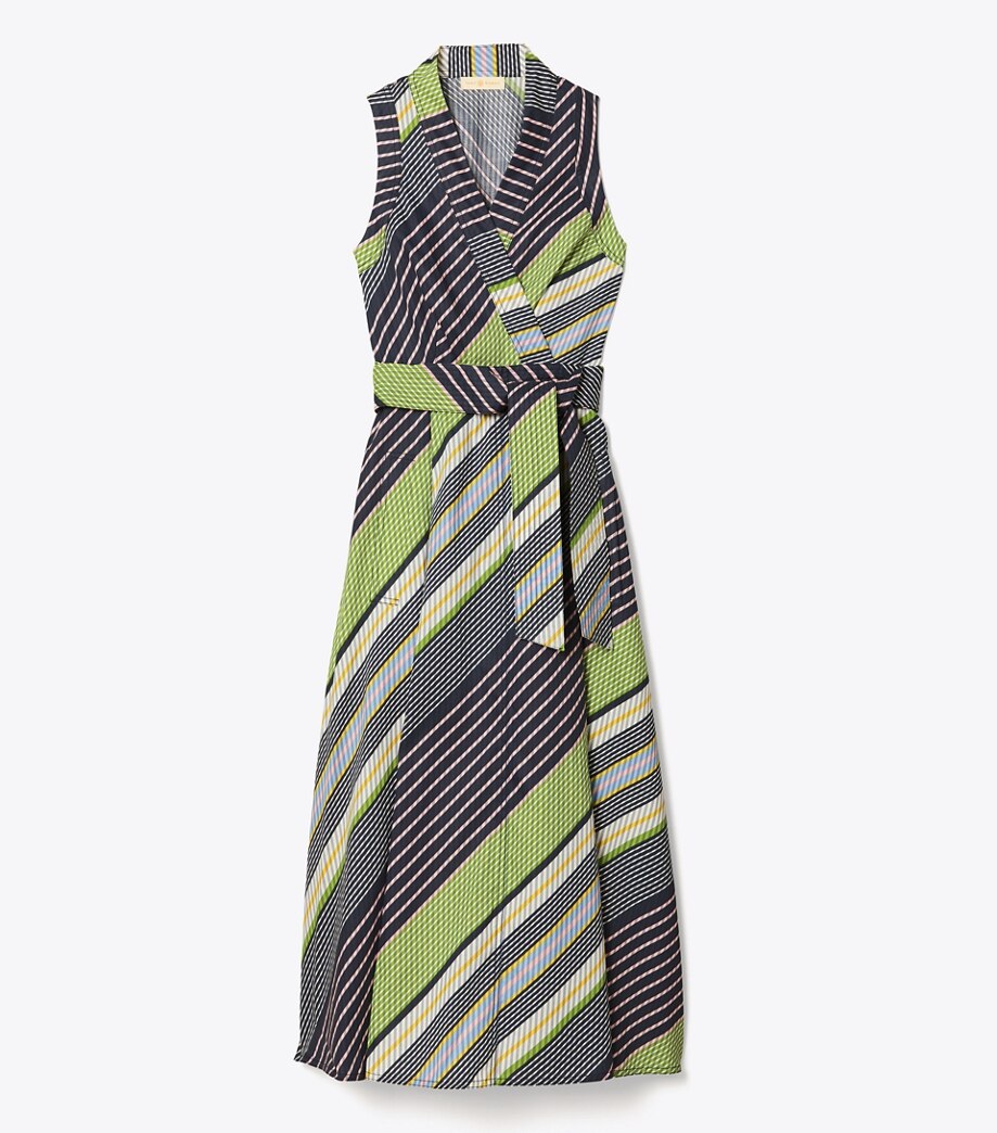 Tory Burch Overprinted Wrap Dress