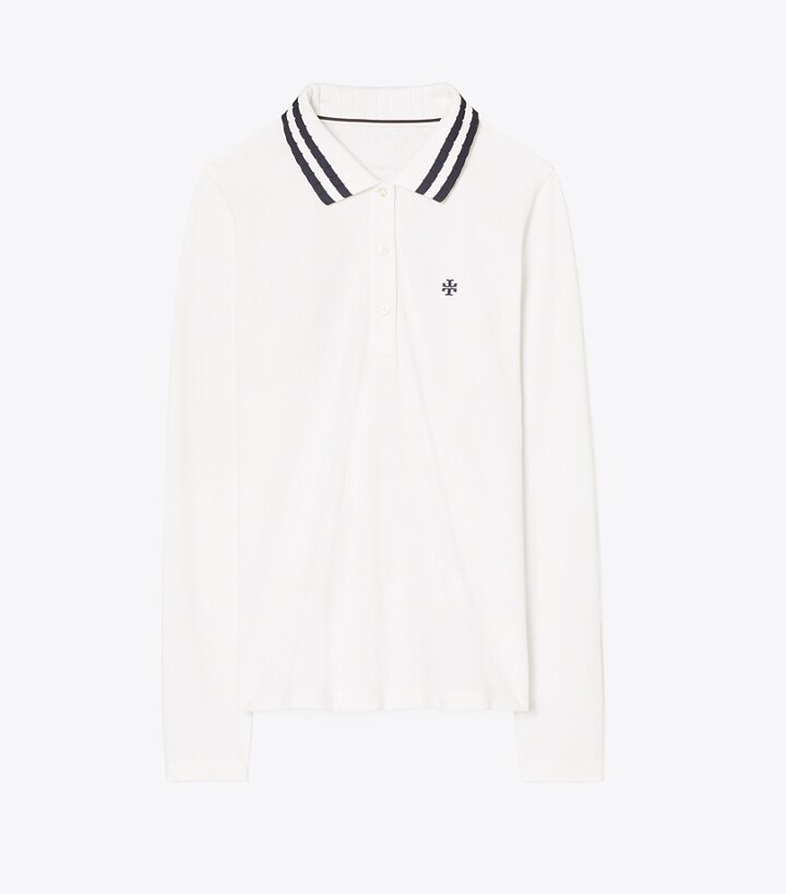 tory burch long sleeve polo