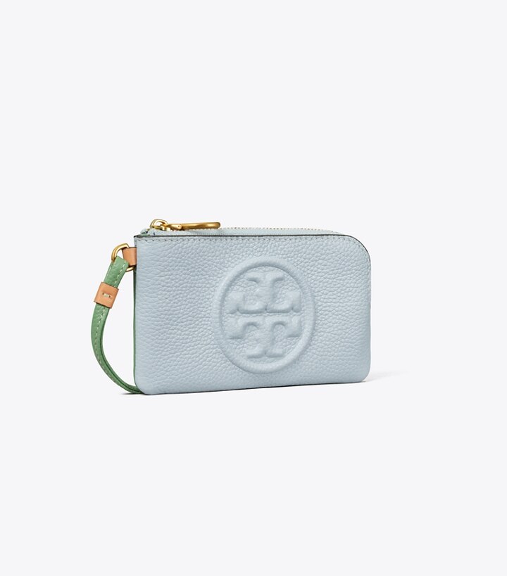 zip card case in colorblock
