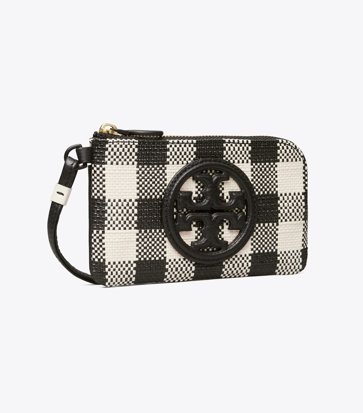 Perry Bombé Gingham Top-Zip Card Case: Women's Wallets & Card Cases | Card  Cases | Tory Burch UK