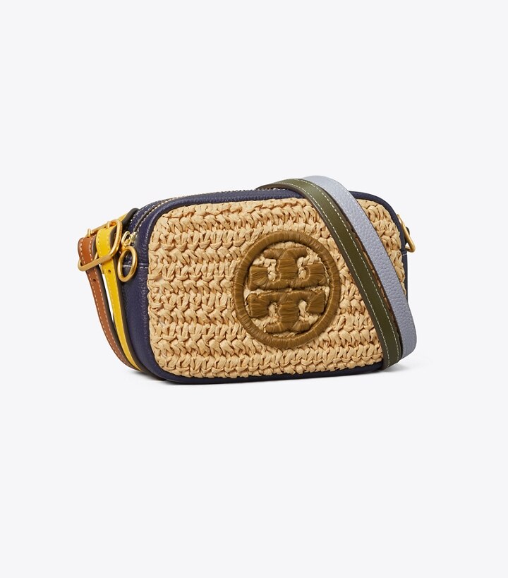 tory burch straw crossbody bolsa