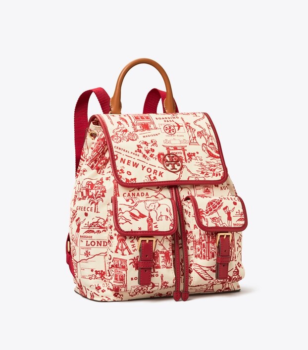tory burch pink backpack